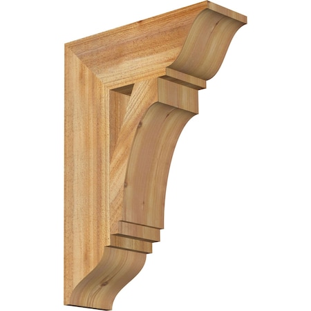 Ekena Millwork Imperial Traditional Rough Sawn Bracket, Western Red Cedar, 6"W x 18"D x 26"H BKT06X18X26IMP01RWR
